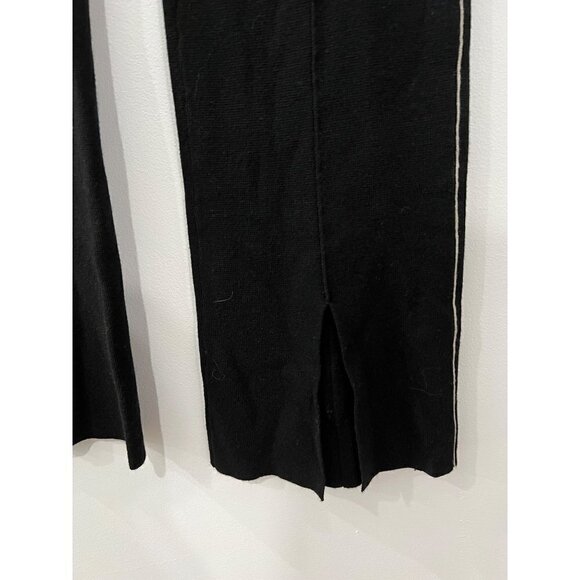 NWOT CLUB MONACO Size S Full Milano Pants with side stripe Black MSRP $165 - Picture 12 of 15